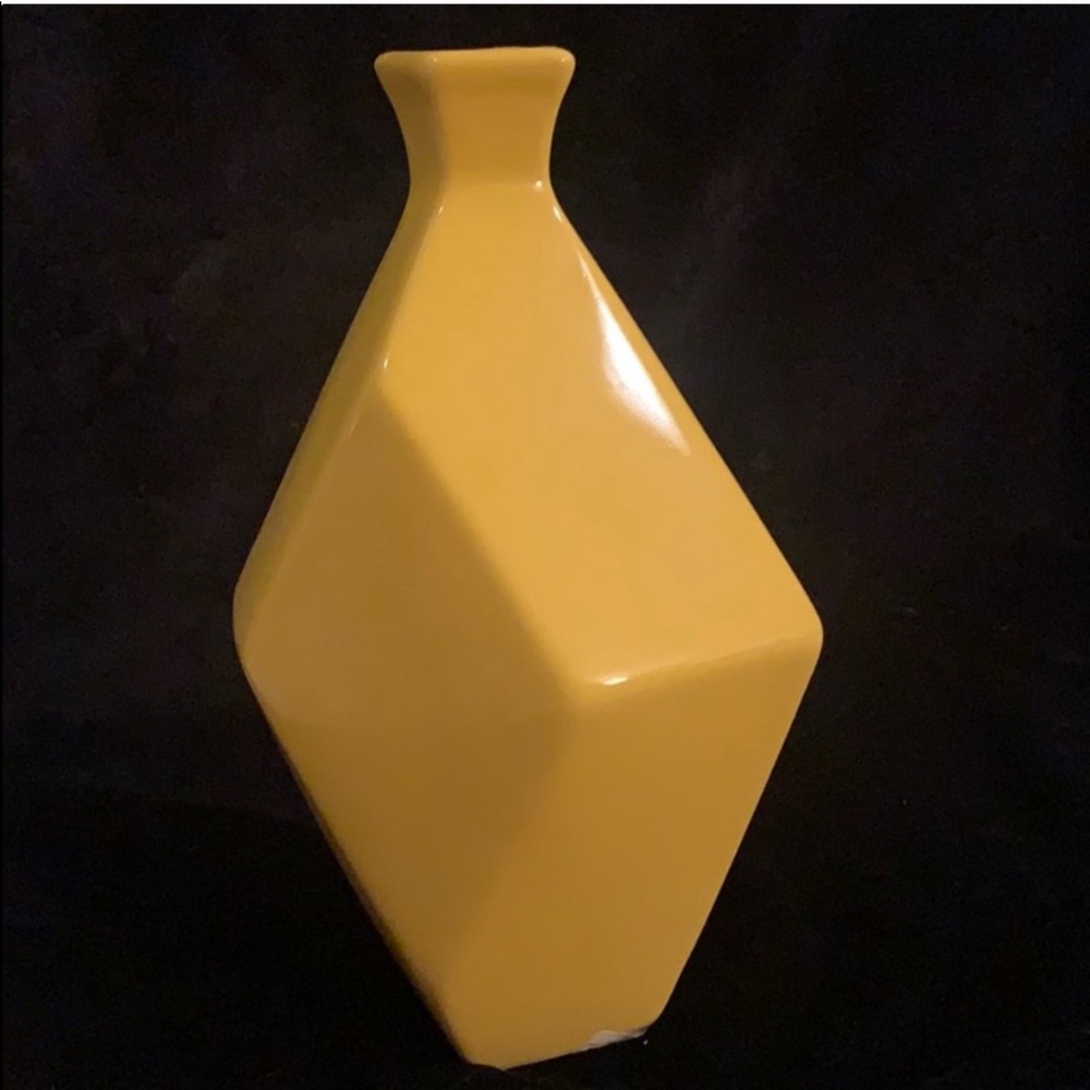 Retro Stye Yellow Vase